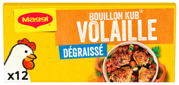 BOUILLON KUB VOLAILLE DÉGRAISSÉ
