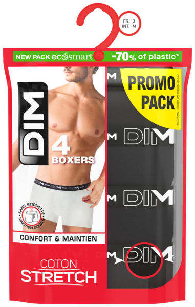 LOT DE 4 BOXERS HOMME 
