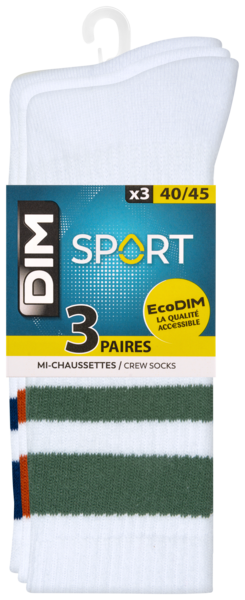 LOT DE 3 PAIRES DE CHAUSSETTES HOMME 
