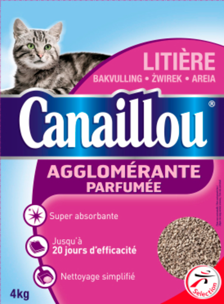 LITIÈRE AGGLOMÉRANTE PARFUMÉE
