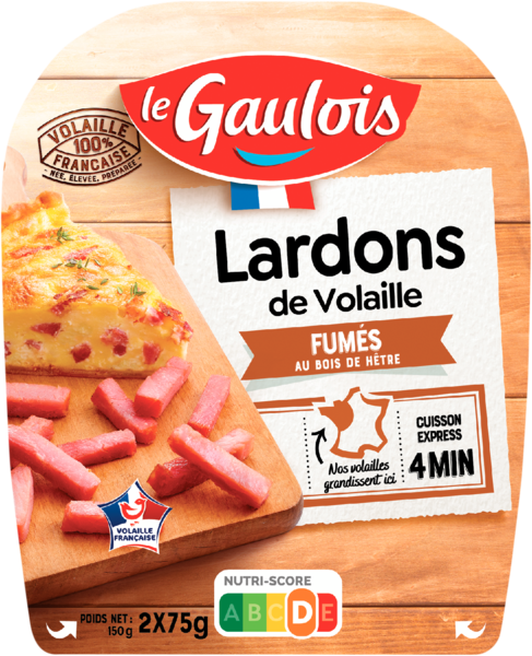 LARDONS DE VOLAILLE FUMÉS
