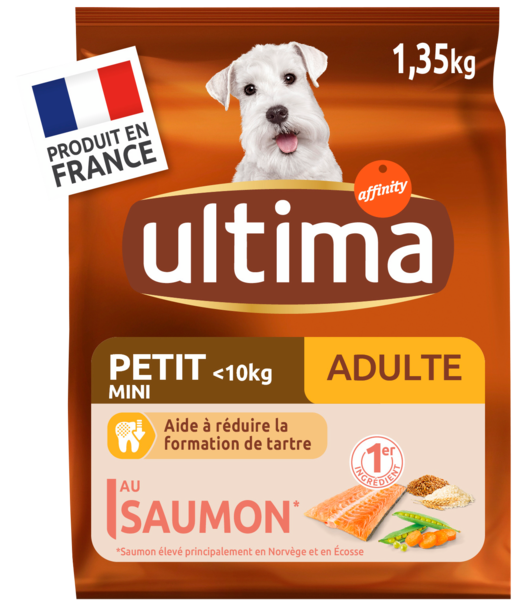 CROQUETTES POUR PETIT CHIEN ADULTE AU SAUMON
