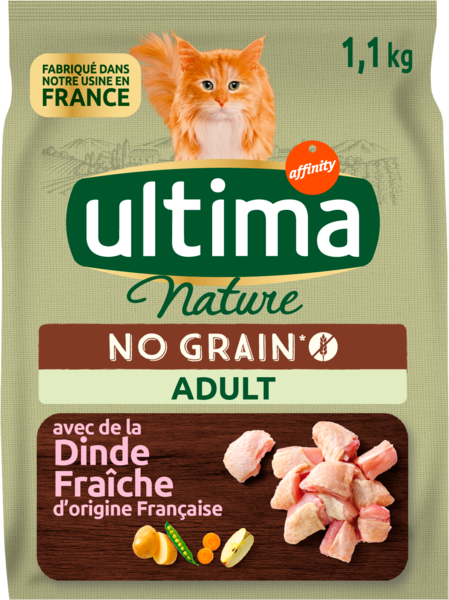 CROQUETTES CHAT ADULTE NO GRAIN DINDE
