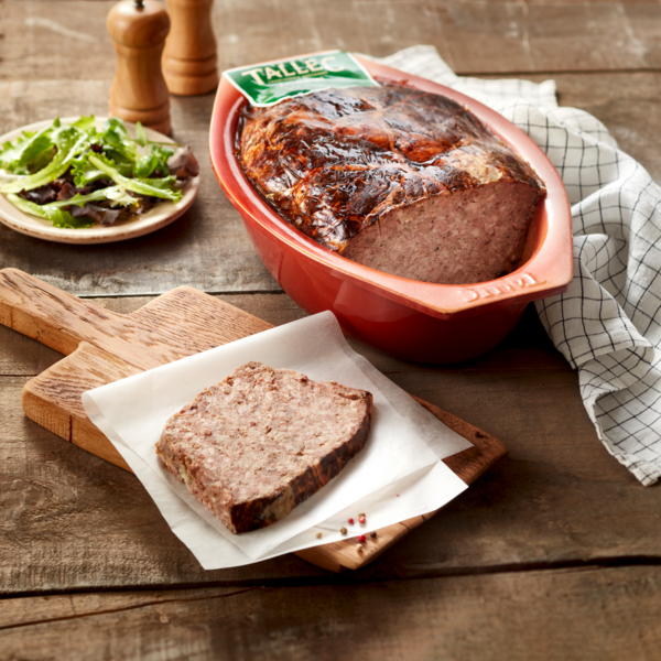 TERRINE DE CAMPAGNE À L'ANCIENNE AU CALVADOS 
