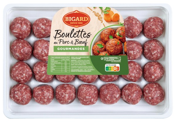 28 BOULETTES GOURMANDES AU PORC ET AU BŒUF 
