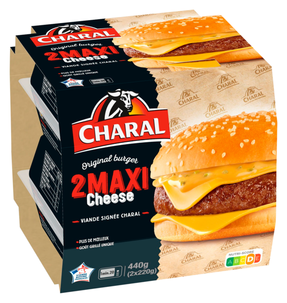 2 BURGERS MAXI CHEESE 
