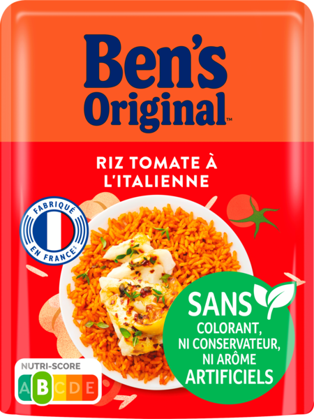 RIZ MICRO ONDABLE TOMATE À L'ITALIENNE
