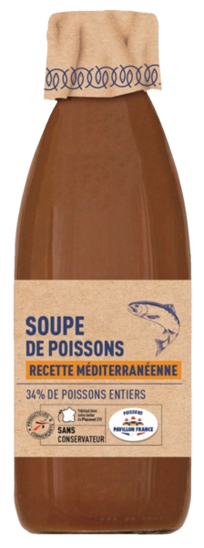 SOUPE DE POISSON RECETTE MÉDITERRANÉENNE 
