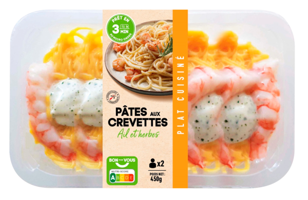 PÂTES AUX CREVETTES 
