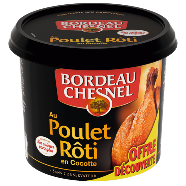 SPÉCIALITÉ CHARCUTIÈRE  AU POULET RÔTI EN COCOTTE OFFRE DÉCOUVERTE
