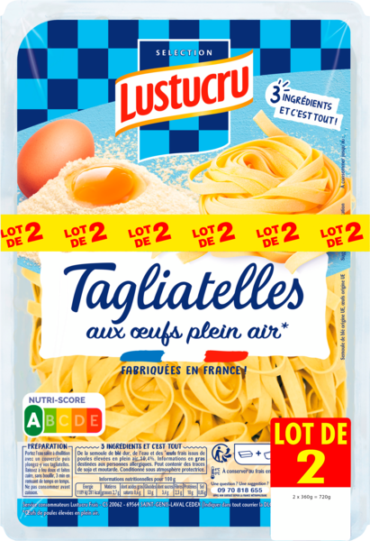 TAGLIATELLES 
