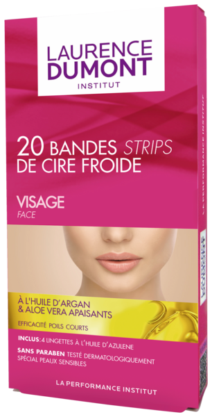 BANDES DE CIRE FROIDE VISAGE X20
