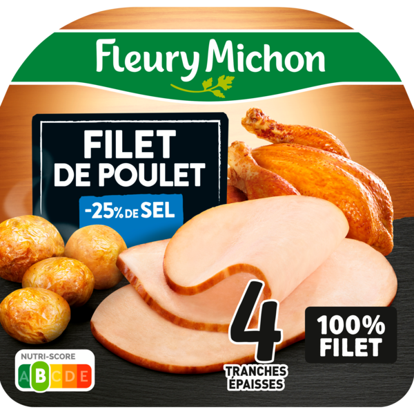 FILET DE POULET TAUX DE SEL RÉDUIT
