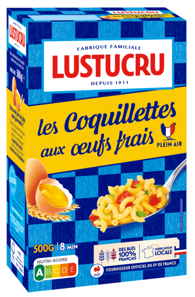 PÂTES AUX OEUFS COQUILLETTES
