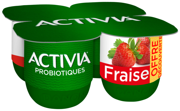 YAOURT AUX PROBIOTIQUES À LA FRAISE EN OFFRE DÉCOUVERTE
