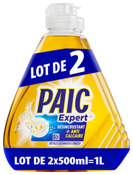 LIQUIDE VAISSELLE EXPERT+ DÉSINCRUSTANT + ANTI CALCAIRE
