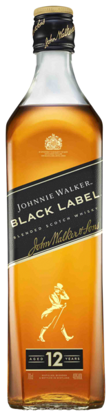 SCOTCH WHISKY BLENDED BLACK LABEL 12 ANS
