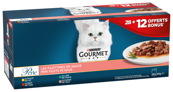 PÂTÉ POUR CHAT LES FILETTINES EN SAUCE
