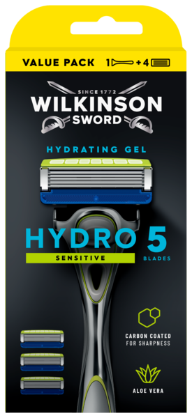 RASOIR HYDRO 5 SKIN PROTECTION SENSITIVE + 4 LAMES
