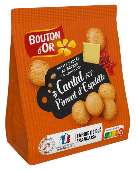 PETITS SABLÉS AU BEURRE CANTAL PIMENT D'ESPELETTE
