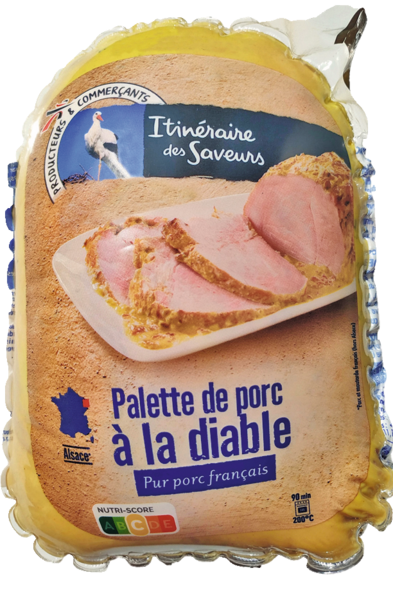 PALETTE DE PORC À LA DIABLE 
