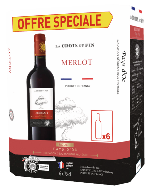 IGP PAYS D'OC MERLOT ROUGE
