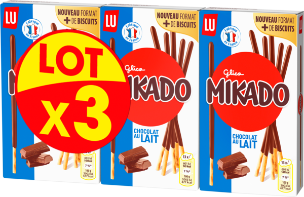 MIKADO  CHOCOLAT AU LAIT
