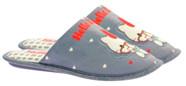 Chaussons fourrés enfant 
Hello Kitty et Freegun