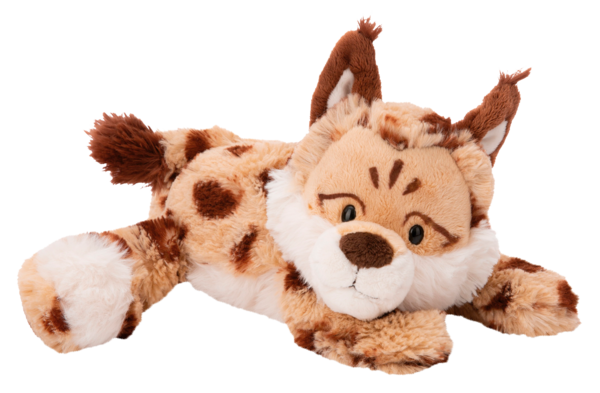 Peluche lynx Lyka 20cm allongé