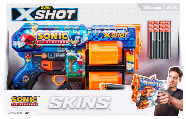 Pistolet à fléchettes X-Shot skins Dread Sonic