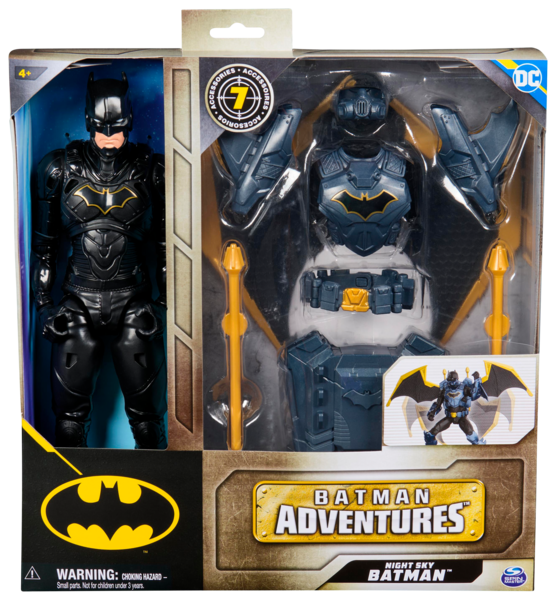 Pack figurine 30cm Batman et accessoires aerial