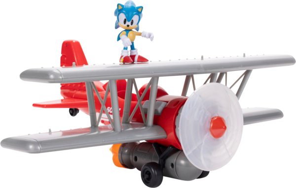 Tornado biplane et figurine Sonic