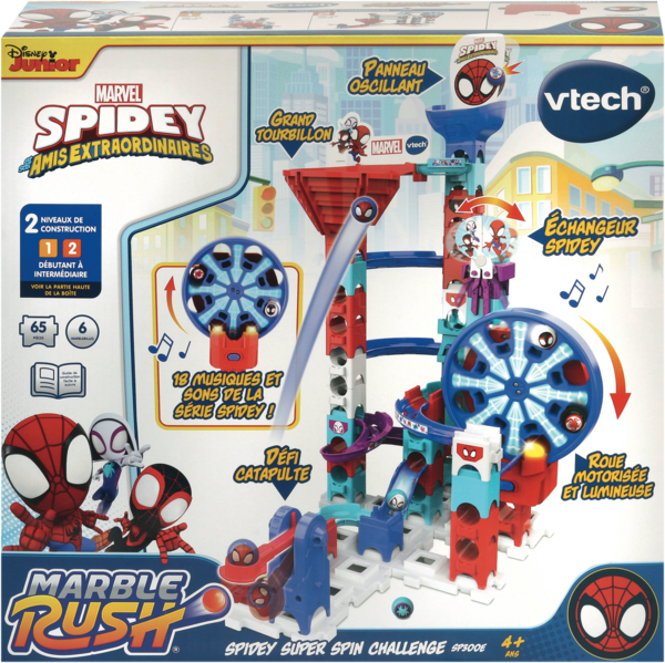 Marble rush Spidey super spin challenge