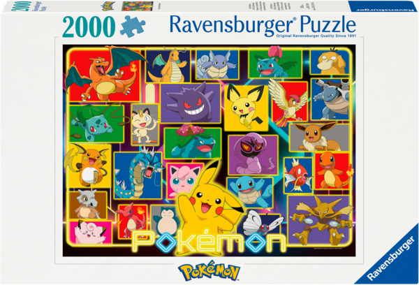 Puzzle Pokémon lumineux 2000 pièces