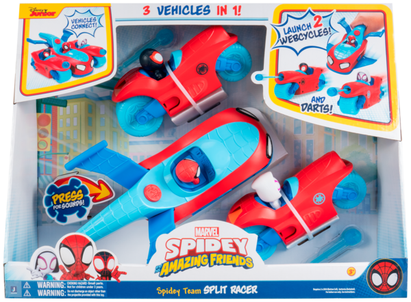 Spidey véhicule split racer 3 en 1