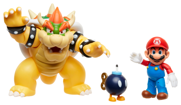 Coffret diorama Mario et Bowser 