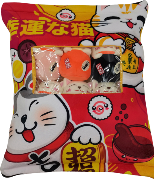 Sac peluche "Lucky Cat"