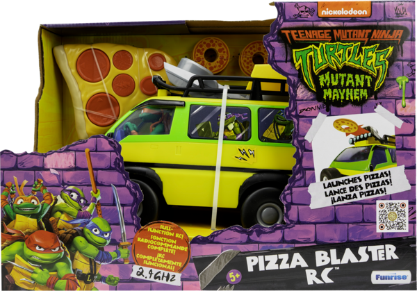 Camion pizza blaster radiocommandé Tortue Ninja