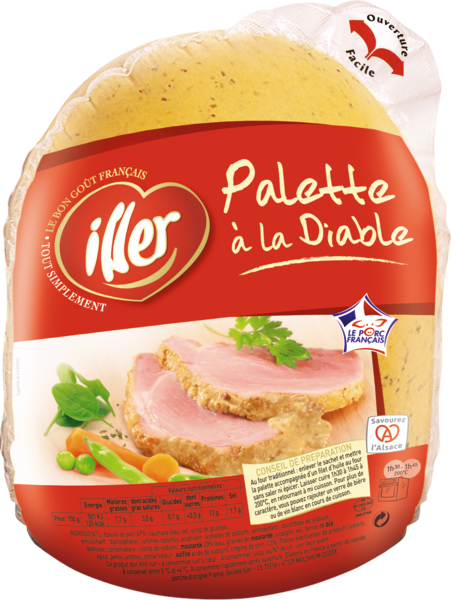 PALETTE DE PORC À LA DIABLE 
