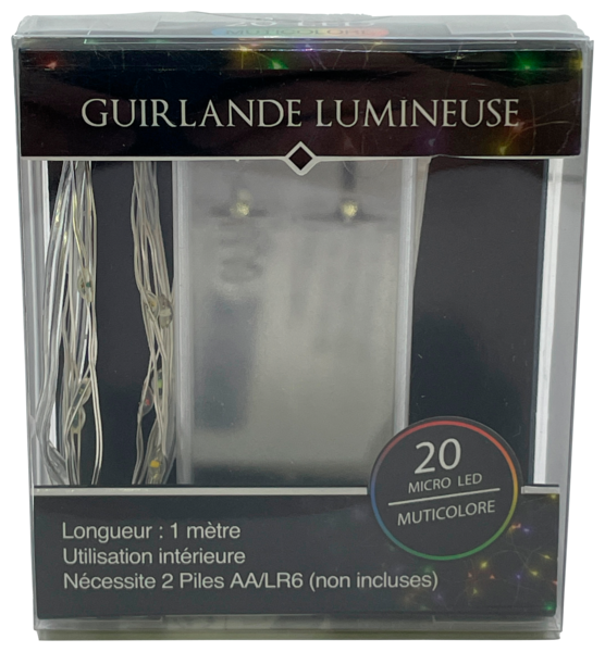 GUIRLANDE ÉLECTRIQUE 20 MICRO LED