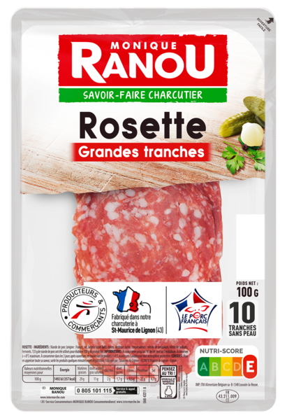 ROSETTE 10 GRANDES TRANCHES 
