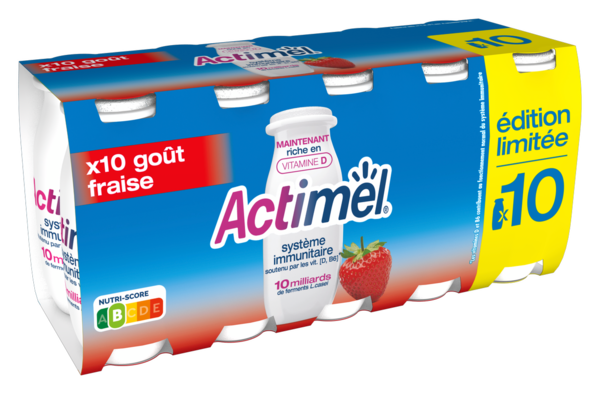 ACTIMEL ÉDITION LIMITÉE SAVEUR FRAISE
