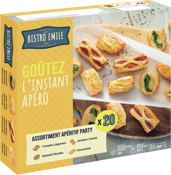 ASSORTIMENT APÉRITIF PARTY X20 SURGELÉ 
