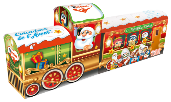 BOX CALENDRIER 3D TRAIN 
