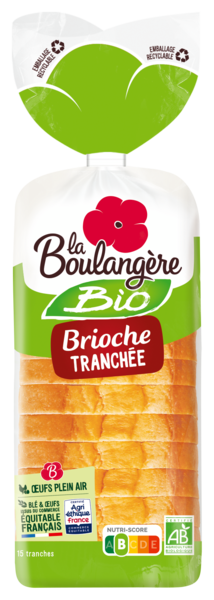 BRIOCHE TRANCHÉE BIO 
