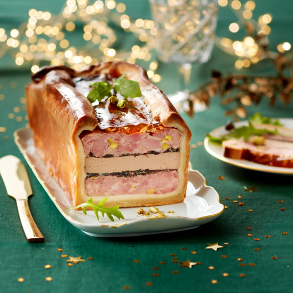 PÂTÉ EN CROUTE PISTACHE, CANARD
 