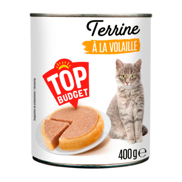 TERRINE À LA VOLAILLE POUR CHAT
