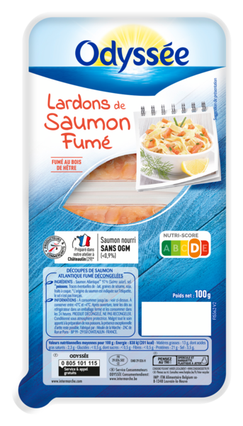 LARDONS DE SAUMON FUMÉ
