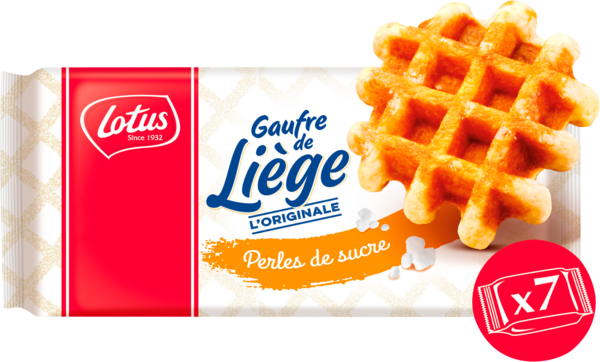 GAUFRE DE LIÈGE L'ORIGINALE AUX PERLES DE SUCRE
