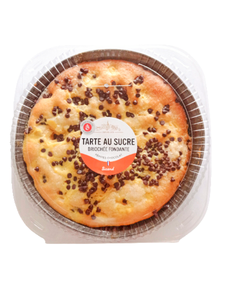 TARTE BRIOCHÉE SUCRÉE AUX PÉPITES DE CHOCOLAT
SICARD